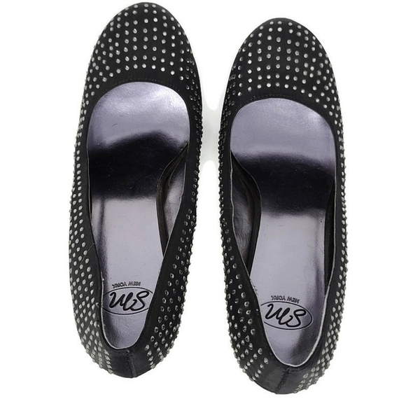 SM New York disco diamond stud platforms size 10 - Picture 8 of 9